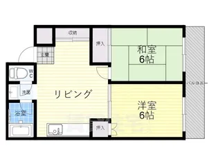 シャンボール淀川【3階】の間取り