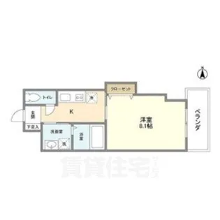 エルメディオ千種【8階】の間取り