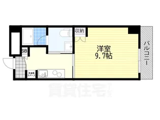 エルセレーノ住之江【4階】の間取り