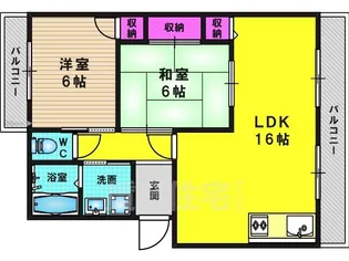 ハイツ中村2【3階】の間取り