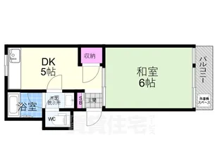 乾ハイツ【4階】の間取り