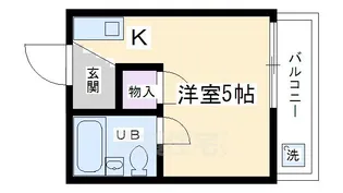コットンハウス95【5階】の間取り