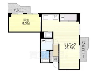 シティパレス富士見町【10階】の間取り