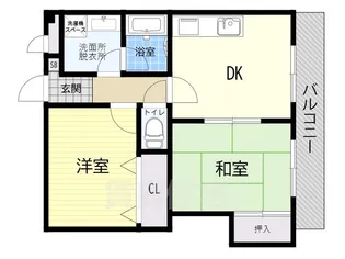 プラザ喜連西【3階】の間取り