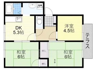ハイムタムラ【1階】の間取り