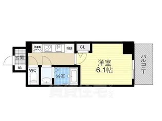 エムブイインプ新大阪【5階】の間取り