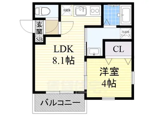 Little Gem【1階】の間取り