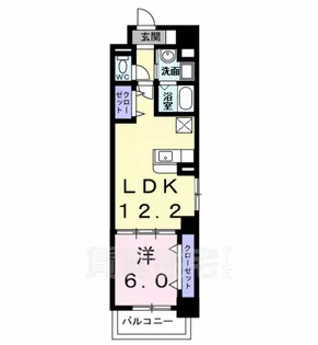 ヴェルデ八田【5階】の間取り