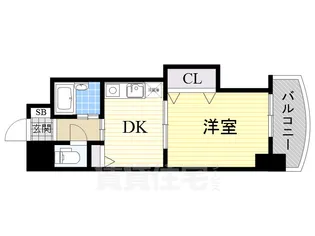 ノルデンハイム東三国【5階】の間取り