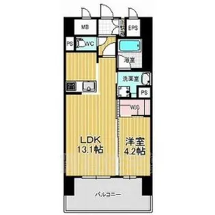 セレニティー大須【6階】の間取り
