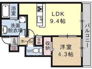清友ハウス【1階】の間取り