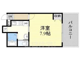 ボヌール都島【4階】の間取り