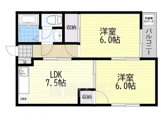 ラピスラズリ【2階】の間取り