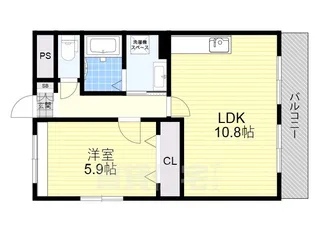 アプローズ【2階】の間取り