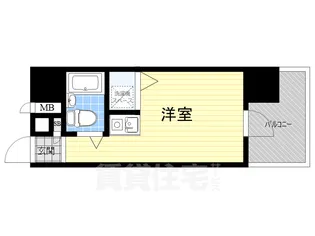 朝日プラザ都島北通タウンルーム【11階】の間取り