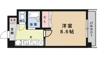 ハウスセゾン北野【2階】の間取り