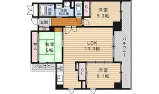 メゾン油小路【4階】の間取り