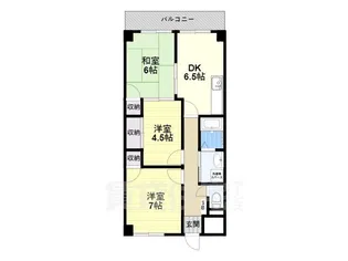 大喜マンション【4階】の間取り