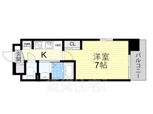 Luxe新大阪6【2階】の間取り