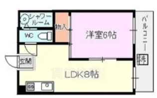 アーバンヒル太秦【1階】の間取り