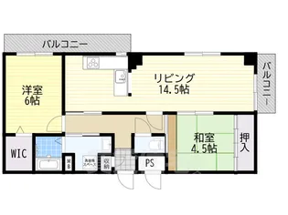 アモール【401号室】の間取り