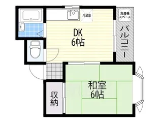 ハイマート豊新【2階】の間取り