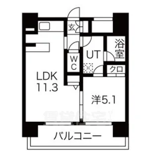 レガーロ大津なぎさ公園【4階】の間取り