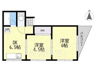 富士ハイツ【3階】の間取り