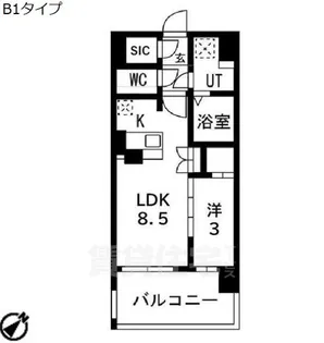 アーバンパーク御幣島【3階】の間取り