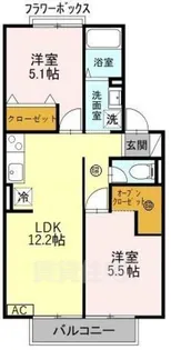 ミルキーウェイ【1階】の間取り