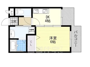 サウスサイド武庫之荘【4階】の間取り