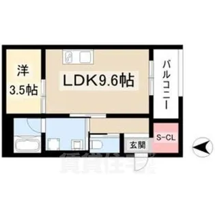 WELLNEST ROOM 名駅南 B棟【2階】の間取り