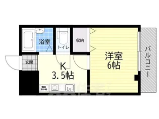 マンションロゼ【4階】の間取り