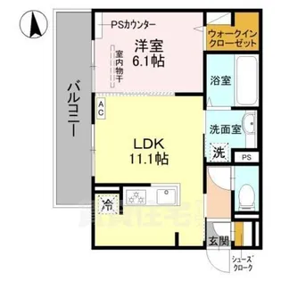 GRAMM竹田 B棟【3階】の間取り