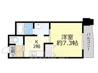 ヴィラージュ田辺【5階】の間取り