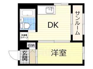 プレアール瓜破西【4階】の間取り