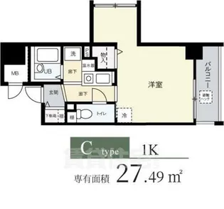 レスパス・エラン【2階】の間取り