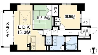 御所西夷川町アーバンライフ【9階】の間取り