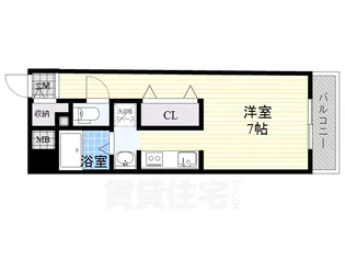 クレアート新大阪パンループ【2階】の間取り