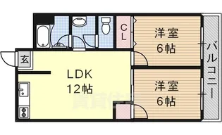 葛岡マンション【3階】の間取り