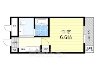 シティハウス丹波橋【2階】の間取り
