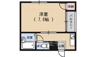 More西洞院(モア)【5階】の間取り