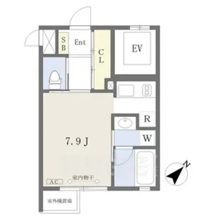 ミリアーデ覚王山【1階】の間取り
