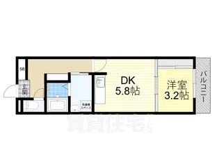 Smith堺【1階】の間取り
