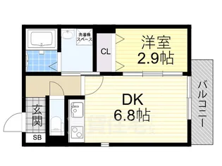 Smith堺【2階】の間取り