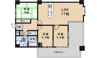 シャリマー五条【4階】の間取り