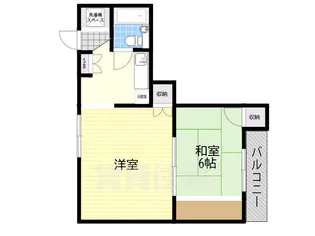 サンシャイン88【9階】の間取り