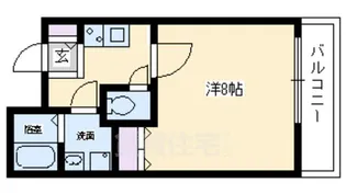 ラトゥール綾小路【4階】の間取り