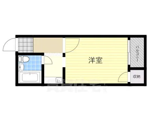 エクラ東住吉2【2階】の間取り