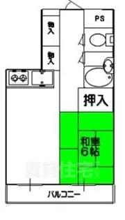 フレーヴァー深草2【3階】の間取り
